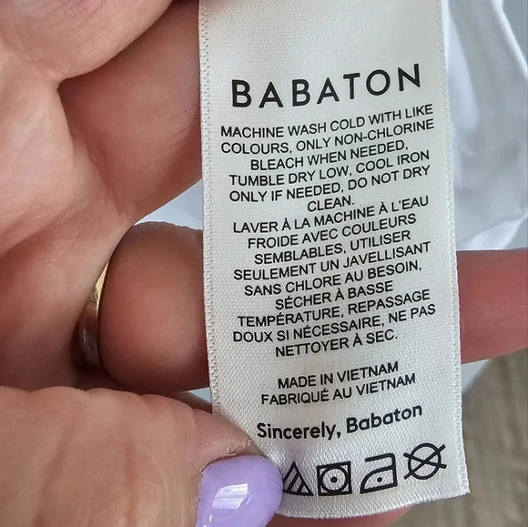 NWT Babaton Aritzia BOTTA CONTOUR DRESS in “white ” - Picture 15 of 16